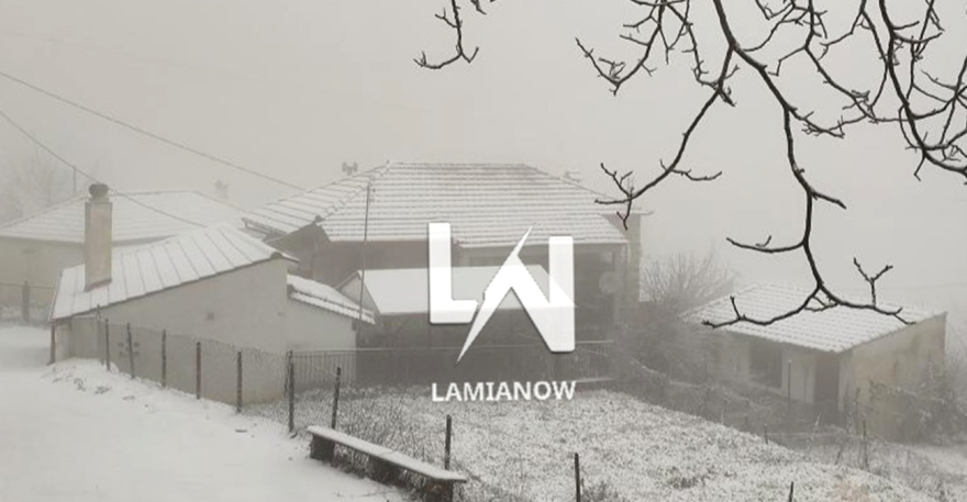 Χιόνια και χαμηλές θερμοκρασίες σε Πήλιο, ορεινή Φθιώτιδα, Καλάβρυτα και Τρίκαλα Κορινθίας, δείτε βίντεο 