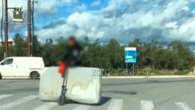 Χανιά:-«Χάρος»-μετέφερε-στρώμα-με…-πατίνι!-(video)