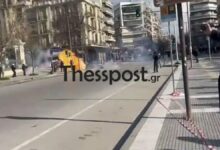 Επεισόδια-και-στη-Θεσσαλονίκη-μετά-το-συλλαλητήριο-για-τα-Τέμπη-(video)