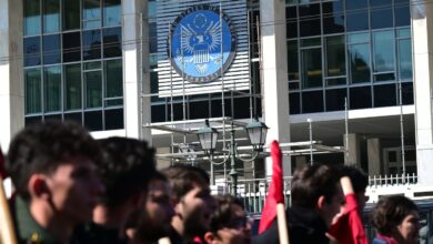 Κινητοποίηση-στην-αμερικανική-πρεσβεία-ενάντια-στην-επέμβαση-στο-Ιράν