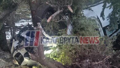 Καλάβρυτα:-«Καρφώθηκε»-σε-δέντρο-και-βγήκε-σώα-από-το-διαλυμένο-αυτοκίνητο-(photos)