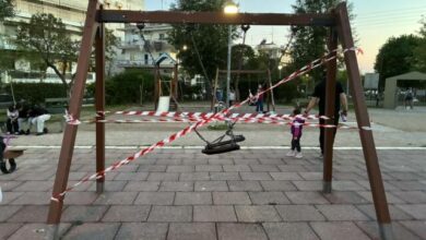 Βανδαλισμός-παιδικής-χαράς-στην-Καλαμαριά,-μήνυση-κατ’-αγνώστων-κατέθεσε-ο-δήμος