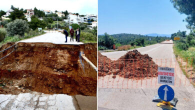 Καλλιτεχνούπολη:-Το-οδόστρωμα-στον-Δήμο,-το-ρέμα-στην-Περιφέρεια-και-η-ταλαιπωρία-για-όλους