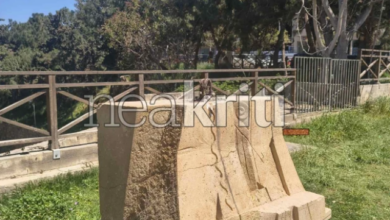 Αποκεφάλισαν-την-προτομή-του-Νίκου-Ξυλούρη-στο-Ηράκλειο-Κρήτης,-δείτε-βίντεο-και-φωτογραφίες