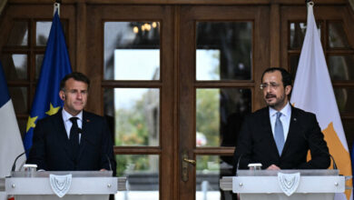 Μακρόν-στη-Λευκωσία:-Ενίσχυση-στρατηγικής-συνεργασίας-με-την-Κύπρο-σε-άμυνα-και-ασφάλεια