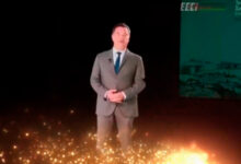 Από-τους-Δελφούς-στο-συνέδριο-του-ΕΚΑΒ-με-ολόγραμμα-ο-Γεωργιάδης