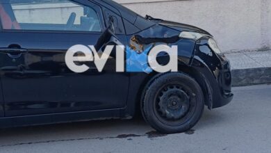 Στο-νοσοκομείο-μοτοσικλετιστής-μετά-από-τροχαίο-στη-Χαλκίδα