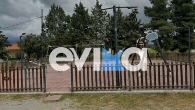 Εύβοια:-Άγνωστοι-έκλεψαν-κούνιες-από-παιδική-χαρά,-δείτε-εικόνες