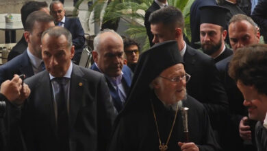 Θερμή-υποδοχή-στο-«Παλλάς»-για-τον-Οικουμενικό-Πατριάρχη-Βαρθολομαίο,-δείτε-βίντεο