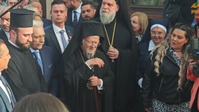 Ο-Οικουμενικός-Πατριάρχης-Βαρθολομαίος-στο-«Ιωνικό-Κέντρο»,-δείτε-βίντεο