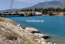 Όχημα-εντοπίστηκε-μέσα-στη-θάλασσα-στην-Ποσειδωνία-της-Κορίνθου,-δείτε-βίντεο-και-φωτογραφίες