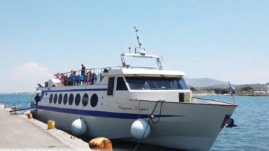 Βλάβη-στο-πηδάλιο-για-το-«Κάλυμνος-Ντόλφιν»:-Επέστρεψε-στο-λιμάνι-με-117-επιβάτες