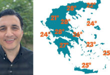 Τι-καιρό-θα-κάνει-το-Σαββατοκύριακο:-Η-πρόγνωση-Τσατραφύλλια-στο-protothema,-δείτε-χάρτες