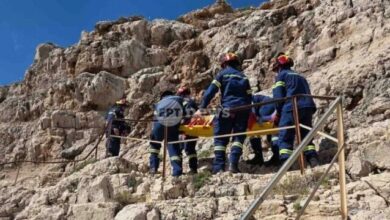 Επιχείρηση-διάσωσης-46χρονης-τουρίστριας-που-τραυματίστηκε-στο-Κορακονήσι-Ζακύνθου