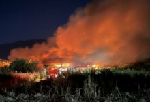 Μεγάλη-φωτιά-σε-επιχείρηση-ξυλείας-στο-Ασπρόχωμα-Καλαμάτας