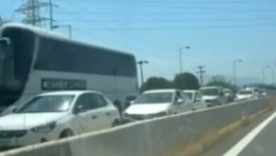 Μεγάλο-μποτιλιάρισμα-στον-ΒΟΑΚ-λόγω-έργων,-ουρές-και-καθυστερήσεις-προς-Ρέθυμνο