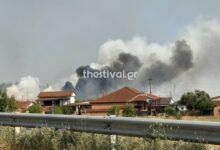 Φωτιά-στη-Νέα-Καλλικράτεια-της-Χαλκιδικής:-112-για-εκκένωση-των-περιοχών-Αμπελάκια-και-Κηπούπολη
