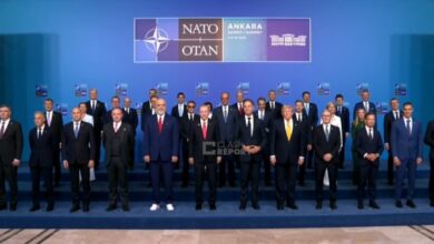 Οι-ηγέτες-των-χωρών-του-ΝΑΤΟ-συγκεντρώθηκαν-για-τη-Σύνοδο-Κορυφής:-Η-αναμνηστική-φωτογραφία