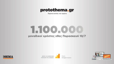 1100000-μοναδικοί-χρήστες-ενημερώθηκαν-χθες-Παρασκευή-10-Ιουλίου-από-το-protothema.gr