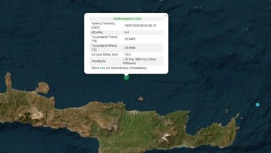 Σεισμός-4,4-Ρίχτερ-ανοιχτά-της-Κρήτης