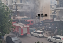 Φωτιά-τώρα-σε-υπόγειο-φαρμακείου-στον-Εύοσμο,-κινητοποίηση-της-Πυροσβεστικής,-δείτε-βίντεο