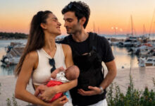 Η-Άννα-Πρέλεβιτς-και-ο-Νικήτας-Νομικός-φωτογραφήθηκαν-με-τις-δίδυμες-κόρες-τους