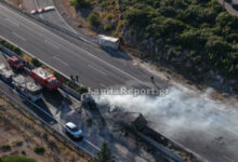 Νέες-εικόνες-από-το-φοβερό-τροχαίο-στη-Φθιώτιδα-από-την-σύγκρουση-δύο-φορτηγών,-με-έναν-νεκρό