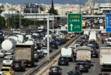 Κανονικά-η-κυκλοφορία-στον-Κηφισό,-μετά-το-τροχαίο-στο-ύψος-της-Μεταμόρφωσης