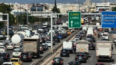 Κανονικά-η-κυκλοφορία-στον-Κηφισό,-μετά-το-τροχαίο-στο-ύψος-της-Μεταμόρφωσης