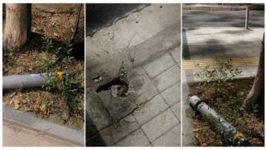 Βανδαλισμοί-στην-αναπλασμένη-οδό-Χηλής,-στην-Καλαμαριά