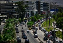 Τροχαίο-στη-Λεωφόρο-Ποσειδώνος,-καθυστερήσεις-στο-ρεύμα-προς-Πειραιά