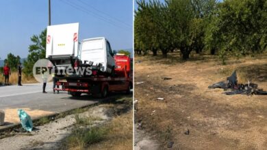 Ανατριχιαστικό-video:-live-η-μετωπική-σύγκρουση-ΙΧ-με-φορτηγό-στις-Σέρρες