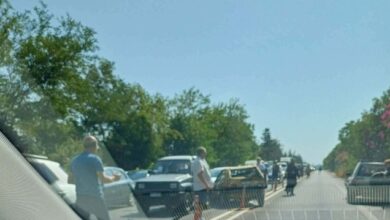 Δύο-τροχαία-στον-ΒΟΑΚ-με-εμπλοκή-7-οχημάτων,-έγινε-καραμπόλα-λόγω-περιέργειας-των-οδηγών