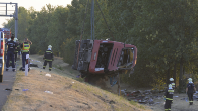 Τραγωδία-στην-Ουγγαρία:-12-νεκροί-από-τροχαίο-με-λεωφορείο-που-έπεσε-σε-χαντάκι