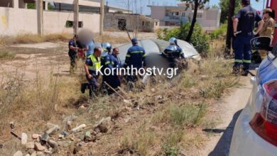 Σοβαρό-τροχαίο-με-τέσσερις-τραυματίες-στην-Κορίνθου-–-Εξαμιλίων