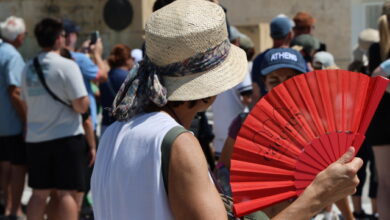 Ζέστη-με-θερμοκρασίες-έως-39-βαθμούς-σήμερα-και-ισχυρά-μελτέμια-στο-Αιγαίο