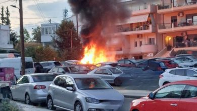 Αναστάτωση-στη-Θεσσαλονίκη:-Στις-φλόγες-τρία-οχήματα-στην-Πυλαία,-δείτε-εικόνες-και-βίντεο
