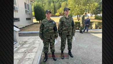 Ορκίστηκαν-στην-Καρδίτσα-οι-δύο-πρώτες-γυναίκες-στρατονόμοι-στην-Ελλάδα,-δείτε-βίντεο