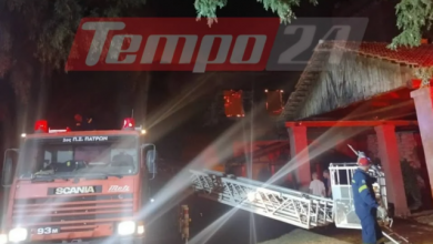 Φωτιά-σε-οινοποιείο-στην-Πάτρα,-μεγάλη-επιχείρηση-της-Πυροσβεστικής