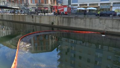 Πετρελαιοκηλίδα-28-χιλιομέτρων-στα-κανάλια-του-Μιλάνου,-έρευνα-για-την-προέλευσή-της