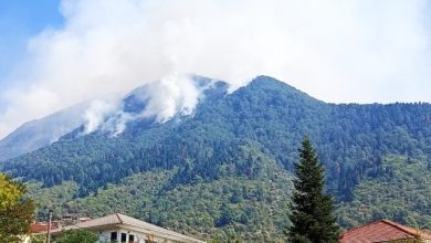 Όγδοη-ημέρα-μάχης-με-τη-μεγάλη-φωτιά-στην-Κόνιτσα,-καίει-πυκνό-δάσος,-σηκώθηκαν-τα-εναέρια-μέσα