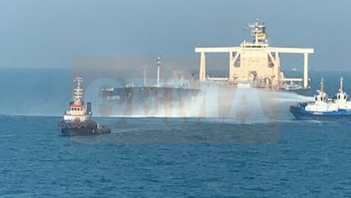 Ελληνόκτητο-πλοίο-χτυπήθηκε-στον-Περσικό-Κόλπο-από-drone,-δείτε-φωτογραφίες-και-βίντεο