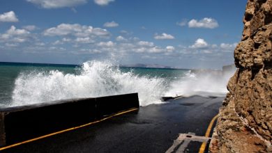 Πορτοκαλί-προειδοποίηση-από-την-ΕΜΥ:-Ισχυρές-βροχές,-καταιγίδες-και-8-μποφόρ-στο-Αιγαίο