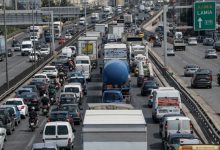 Κίνηση-στους-δρόμους:-Μποτιλιάρισμα-11χλμ.-στον-Κηφισό-προς-Πειραιά-λόγω-καραμπόλας-οχημάτων
