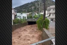 Κακοκαιρία-στην-Κρήτη:-Νέο-112-στον-Μυλοπόταμο-–-«Μετακινηθείτε-σε-υψηλότερα-σημεία»