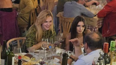 Η-Έμιλι-Ραταϊκόφσκι-και-ο-Ρομέν-Γαβράς-γευμάτισαν-με-τη-Ρένα-Μόρφη,-δείτε-εικόνες