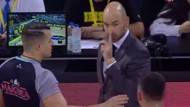 Άρης-ΑΕΚ:-Η-χειρονομία-του-Σπανούλη-στον-Λαρεντζάκη,-βίντεο