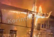 Καφετέρια-στη-Νεμέα-τυλίχθηκε-στις-φλόγες,-έρευνες-για-εμπρησμό-από-την-Πυροσβεστική