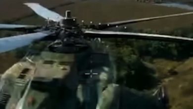Ουκρανικό-drone-έπληξε-εν-πτήσει-ρωσικό-ελικόπτερο-την-ώρα-που-εκτόξευε-πύραυλο,-δείτε-το-βίντεο