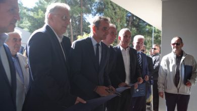Ο-Μητσοτάκης-έκοψε-την-κορδέλα-για-το-νέο-έξυπνο-κτίριο-του-ΕΚΕΦΕ-«Δημόκριτος»